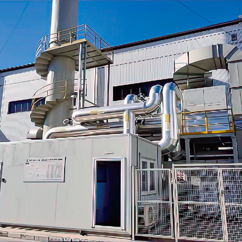 LQ-ADW-CO Zeolite rotary Concentrator (ประเภททรงกระบอก/แผ่นดิสก์) ＋ การออกซิเดชั่นตัวเร่งปฏิกิริยา (CO)